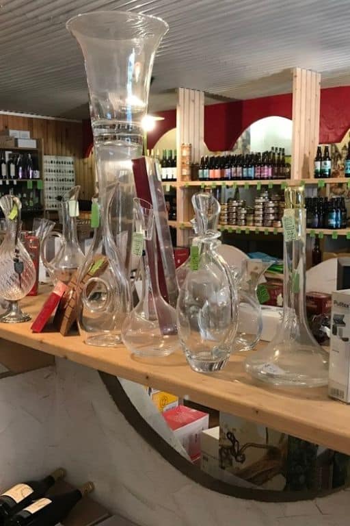 Carafes à decantation